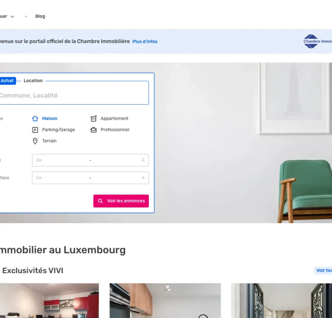 Zoom sur le nouveau portail immobilier vivi.lu