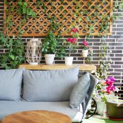 petite terrasse aménagée