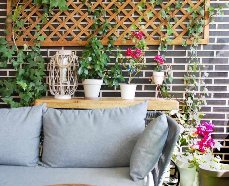 petite terrasse aménagée