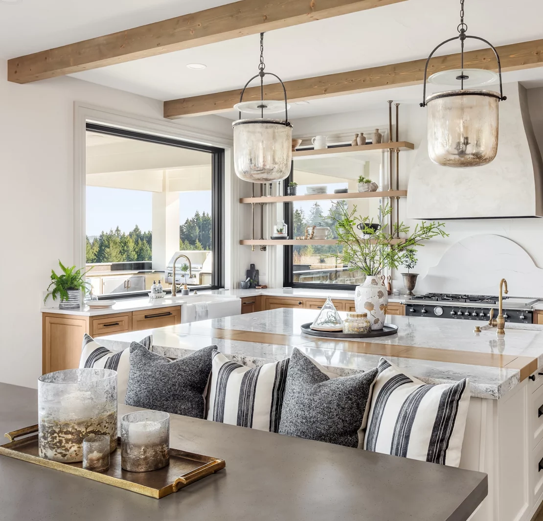 cuisine dinatoire moderne blanche