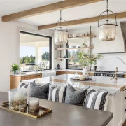 cuisine dinatoire moderne blanche