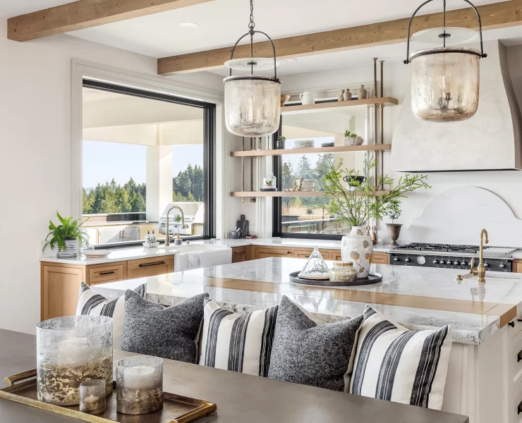 cuisine dinatoire moderne blanche